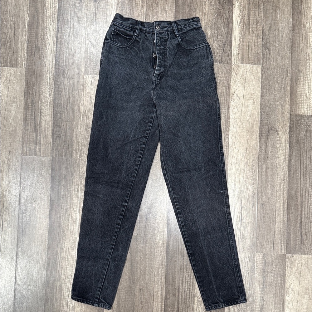 VINTAGE 90's RIO Black Tapered Jean (7 TALL) *Vintage Sizing*